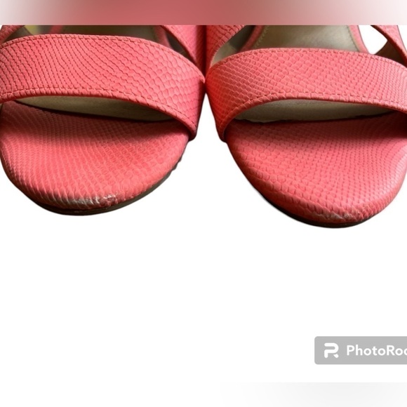 Aerosoles Appreciate Women's Wedge Sandal Coral Snake 9.5M - Picture 6 of 8